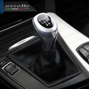 Pomello leva cambio a 5 marce Nero e Grigio in abs per Bmw Serie 1 F20 F21 Restyling