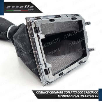 Pomello Del Cambio Cuffia VW Golf 7 6 Marce Similpelle Nera Cornice Cromata Pomello Del Cambio Cuffia VW Golf 7 6 Marce Similpelle Nera Cornice Cromata