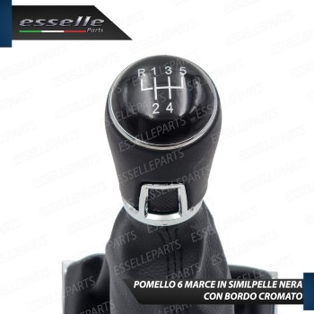 Pomello Del Cambio Cuffia VW Golf 7 5 Marce Similpelle Nera Cornice Cromata Pomello Del Cambio Cuffia VW Golf 7 5 Marce Similpelle Nera Cornice Cromata