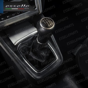 Pomello Del Cambio Cuffia VW Golf MK4 6 Marce Similpelle Nero e Cromato Pomello Del Cambio Cuffia VW Golf MK4 6 Marce Similpelle Nero e Cromato