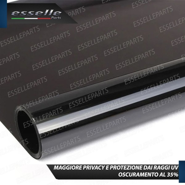 Pellicola Oscurante per vetri auto 3 Metri X 75 Cm Vetri neri per Nissan Note MK2