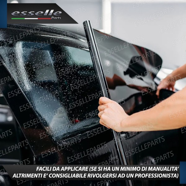 Pellicola Oscurante per vetri auto 3 Metri X 75 Cm Vetri neri per Opel Corsa E