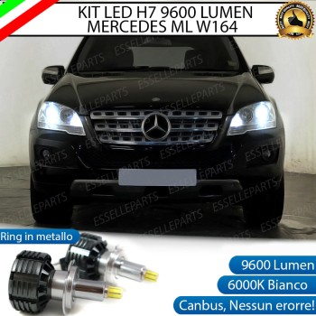 Kit Full LED H7 9600 LUMEN Anabbaglianti MERCEDES ML W164