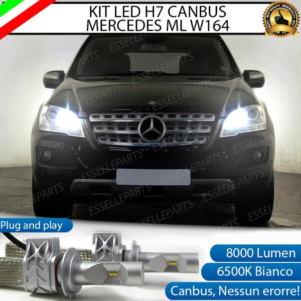 Kit Full LED H7 8000 LUMEN Abbaglianti MERCEDES ML W164