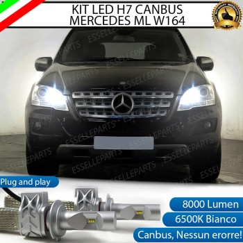 Kit Full LED H7 8000 LUMEN Abbaglianti MERCEDES ML W164