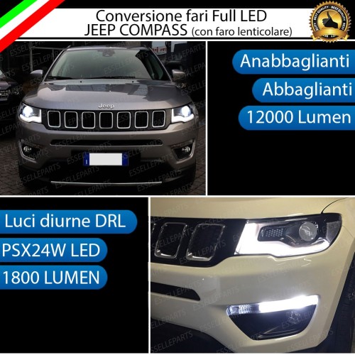 Conversione Fari Full LED 12000LM + 1800LM