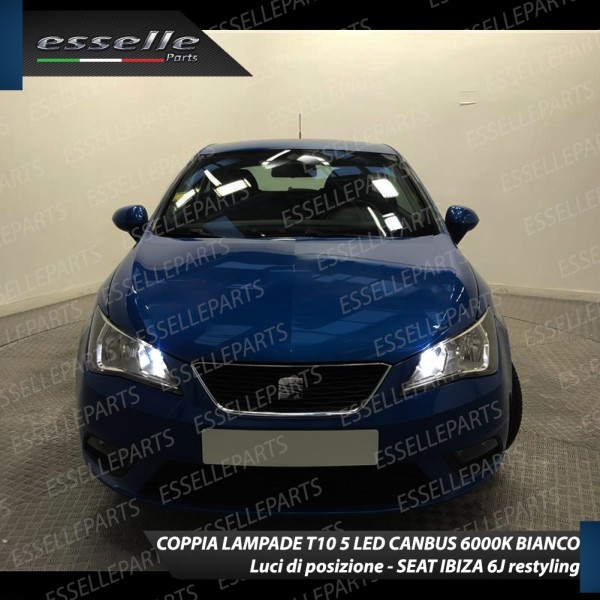 Conversione Fari Full LED per Seat Ibiza 6J Restyling 6000K Bianco Canbus