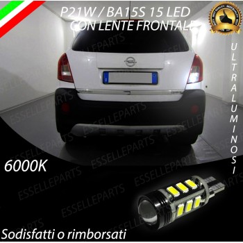 Lampada Retromarcia T15 13 LED 6000K con lente frontale Opel Antara dal 2010 Lampada Retromarcia T15 13 LED 6000K con lente frontale Opel Antara dal 2010