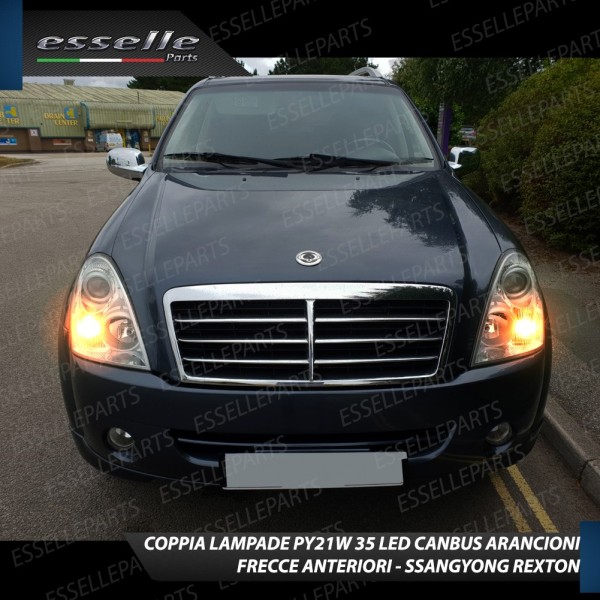 Coppia Frecce Anteriori PY21W 35 LED Canbus SSANGYONG REXTON