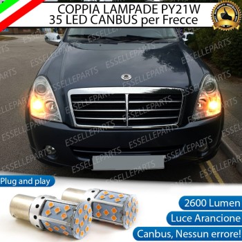 Coppia Frecce Anteriori PY21W 35 LED Canbus SSANGYONG REXTON