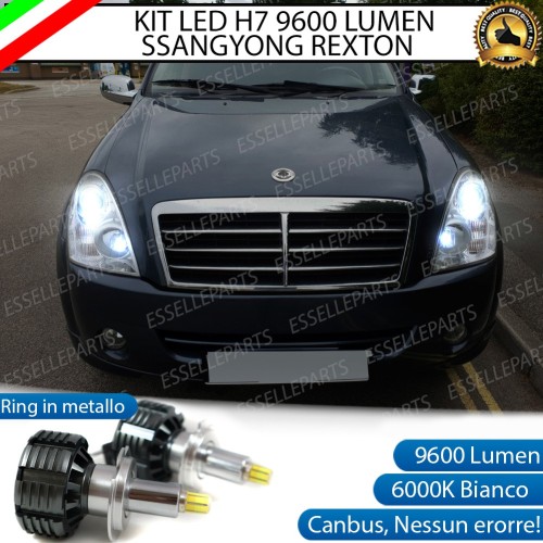 Kit Full LED H7 9600 LUMEN Anabbaglianti SSANGYONG REXTON