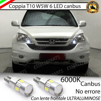 Lampade T10 W5W Canbus 6 LED no error luci posizione Honda CR-V III