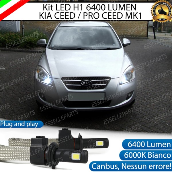Kit Full LED H1 Abbaglianti 6400 LUMEN KIA CEED PRO CEED I