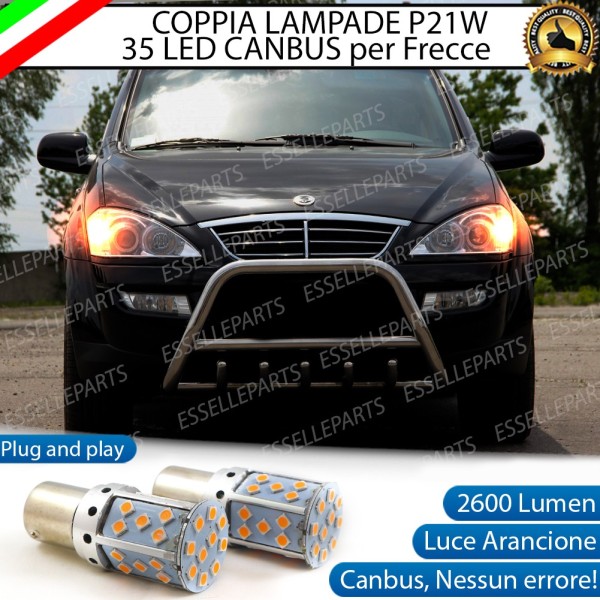 Lampade Anteriori  P21W BA15S 35 LED Canbus SSANGYONG KYRON