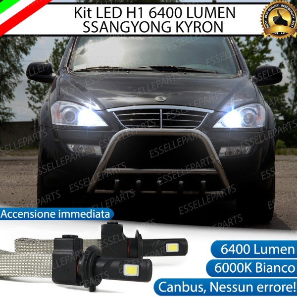 Kit Full LED H1 Abbaglianti 6400 LUMEN SSANGYONG KYRON