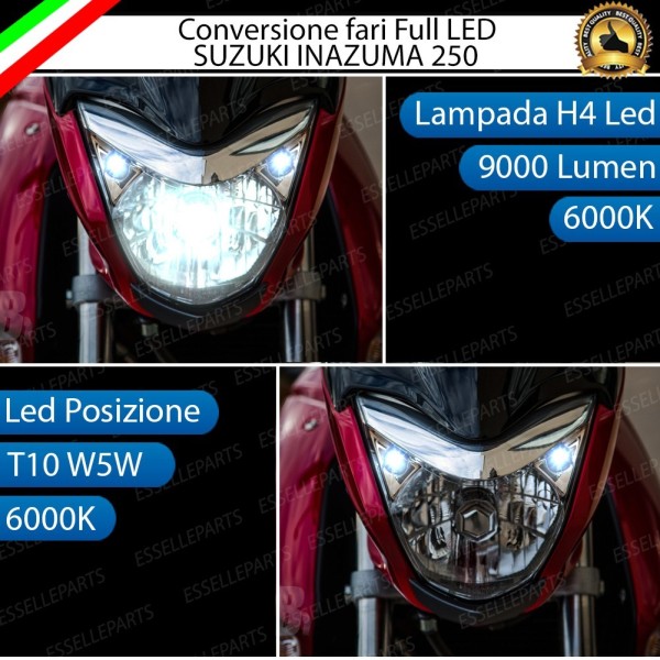 Conversione full LED SUZUKI INAZUMA 250