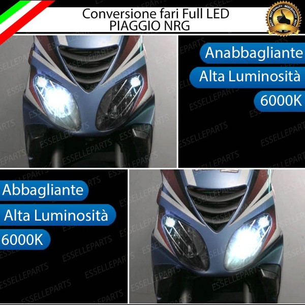 Conversione Fari Full LED PIAGGIO NRG 50 DAL 2004 IN POI