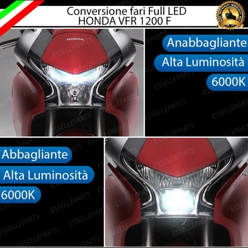 Conversione Fari Full LED per Honda VFR 1200 6000K Luce bianca