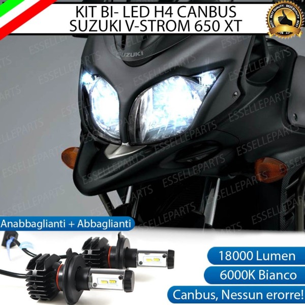 Kit Full LED Coppia H4 18000 Lumen per SUZUKI V- Strom 650 dal 2011 al 2017