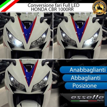Conversione Fari Full LED Honda CBR 1000 RR 2012-2016 Fireblade 7000 Lumen 6000K Conversione Fari Full LED Honda CBR 1000 RR 2012-2016 Fireblade 7000 Lumen 6000K