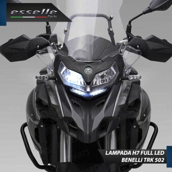 Kit Full LED H7 Abbagliante Per Benelli TRK 502 X 4900 Lumen 6000K Bianco