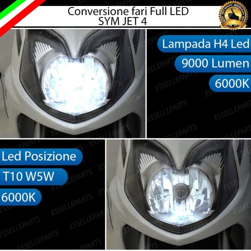 Conversione full LED SYM JET 4