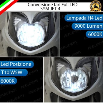 Conversione full LED SYM JET 4