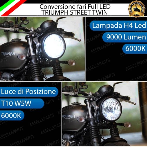 Conversione full LED Triumph Street Twin