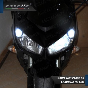 Conversione Fari Full LED per Kawasaki Z 1000 SX dal 2011 al 2016 ABS Tourer 6000 Lumen 6000K bianco