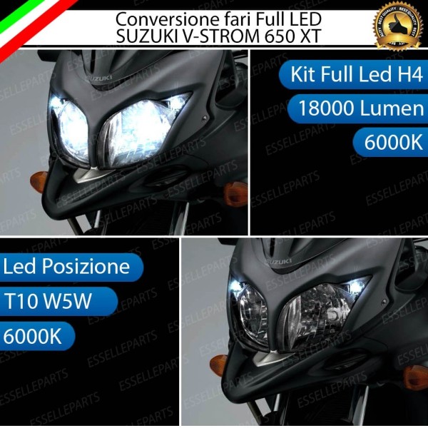 Conversione full LED SUZUKI V- Strom 650 2011-2017