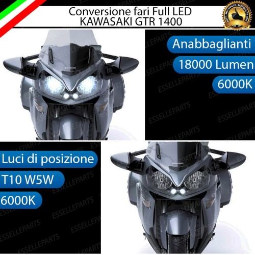 Conversione full LED KAWASAKI GTR 1400