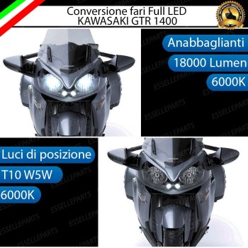 Conversione full LED KAWASAKI GTR 1400