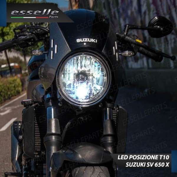 Luce Posizione LED per Suzuki  SV 650 dal 2002 6000K Luce Bianca Canbus
