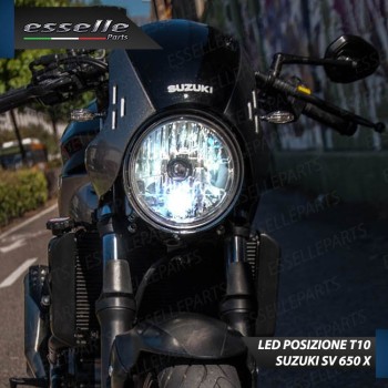 Luce Posizione LED per Suzuki  SV 650 dal 2002 6000K Luce Bianca Canbus