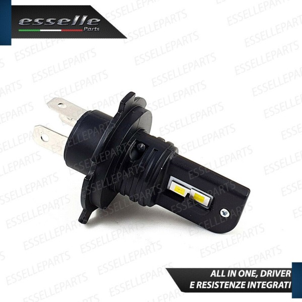 Kit Full LED HS1 Per Yamaha Aerox 50 4 4000 Lumen Ultra Compatta 6000K Bianco