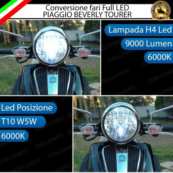 Conversione full LED PIAGGIO BEVERLY 400/300/250/125 TOURER