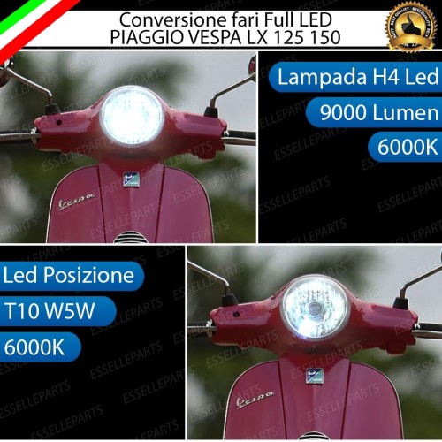 Conversione full LED VESPA LX