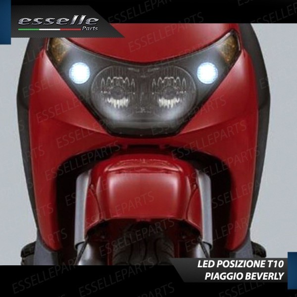 Conversione Fari Full LED per Piaggio Beverly 200 dal 2002 al 2003 6000 Lumen 6000K bianco