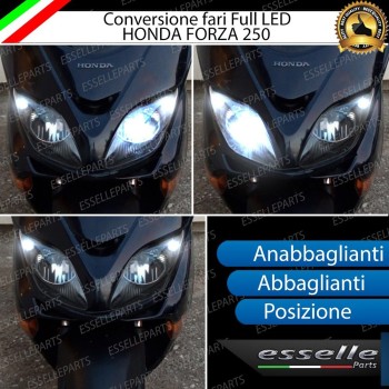 Conversione Fari Full LED Per Honda Forza 250 (2005-2007) X 7000 Lumen 6000K Conversione Fari Full LED Per Honda Forza 250 (2005-2007) X 7000 Lumen 6000K