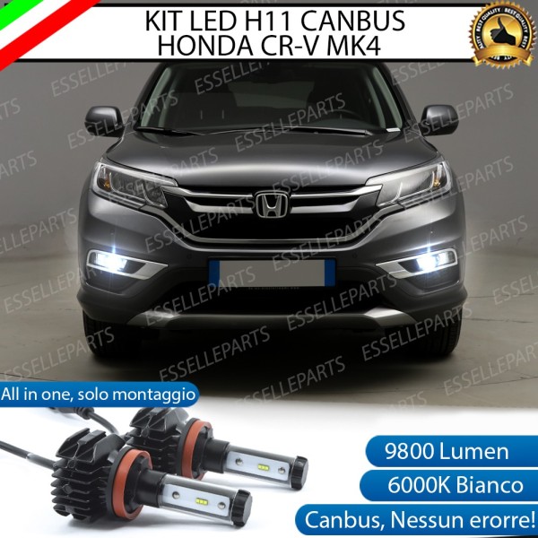 Kit Full LED Fendinebbia H11 9800 Lumen 6000K bianco per HONDA CR-V MK4