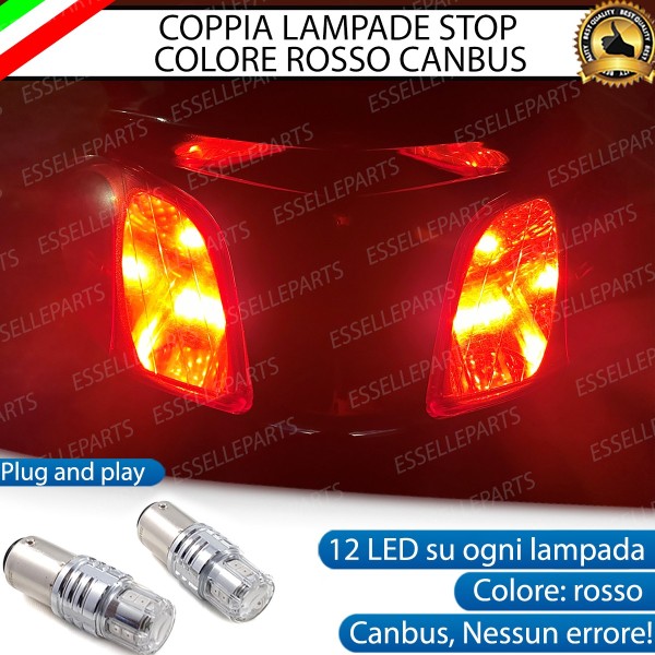 Coppia Lampade LED BAY15D Stop / Posizione Posteriori per Yamaha X-MAX