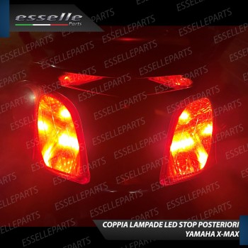 Coppia Lampade LED BAY15D Stop / Posizione Posteriori per Yamaha X-MAX