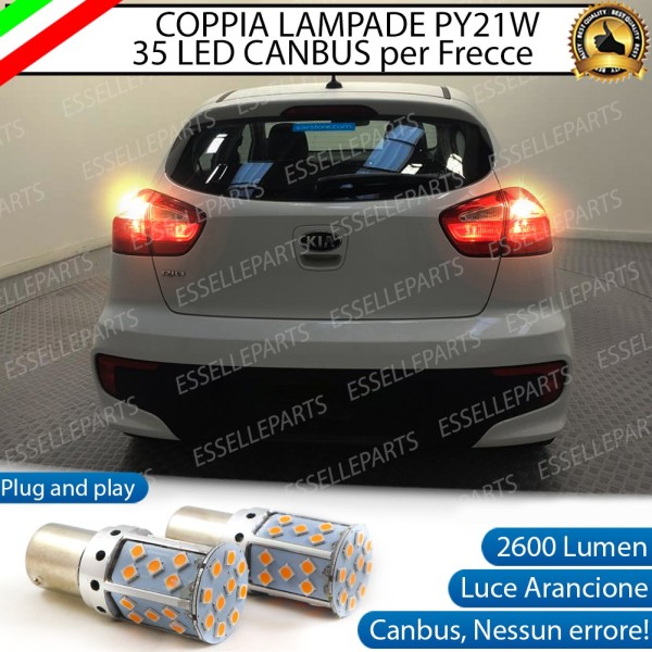 Coppia Frecce Posteriori PY21W 35 LED Canbus KIA Rio 3