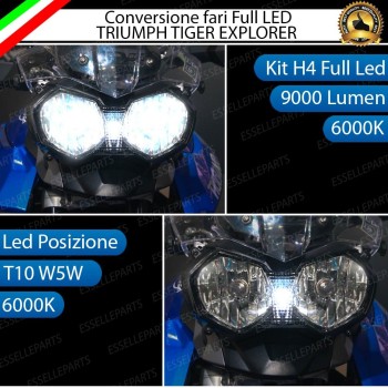 Conversione Full LED Triumph Tiger Explorer 1215 (2016-2017) 18000 Lumen 6000K