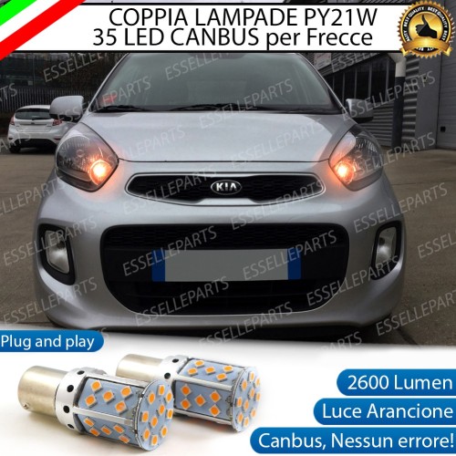 Coppia Frecce Anteriori PY21W 35 LED Canbus Kia Picanto 2