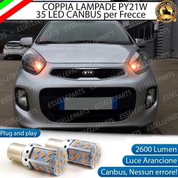 Coppia Frecce Anteriori PY21W 35 LED Canbus Kia Picanto 2