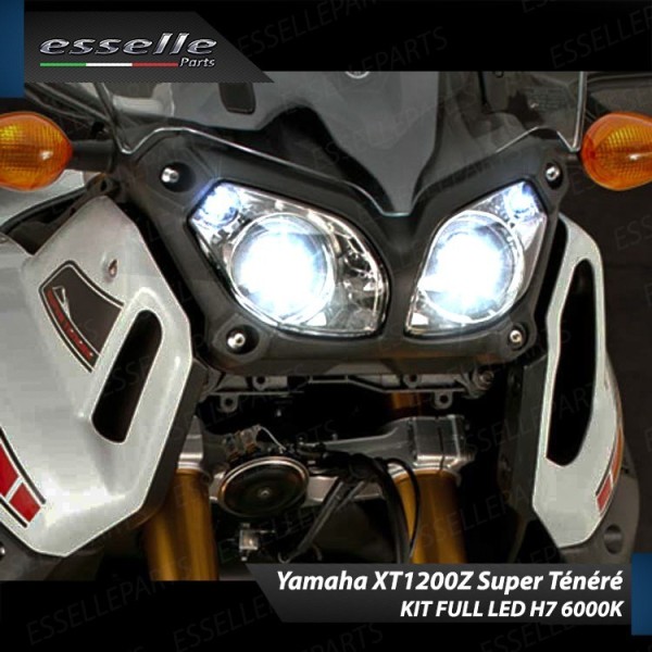 Conversione Fari Full LED Yamaha XT 1200 2017 ZE Worldcrosser 7000 Lumen 6000K