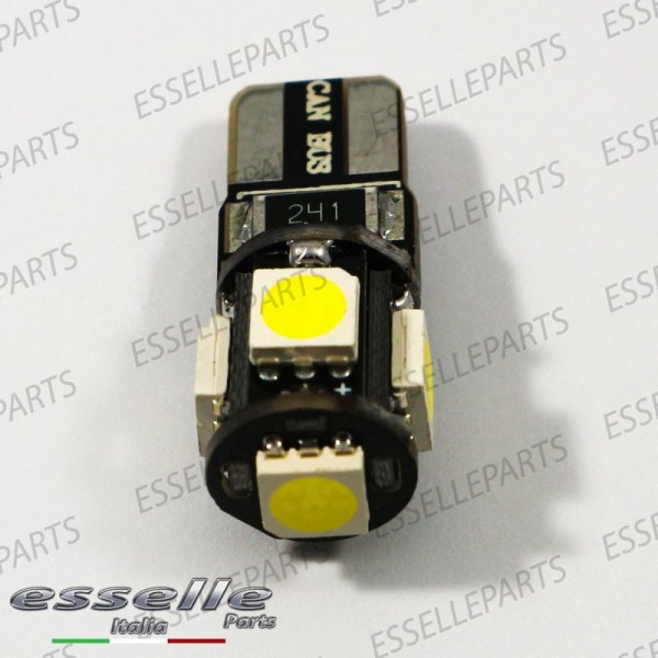 Luci Targa 5 LED Per Kia Picanto 2 Canbus 6000K Bianco