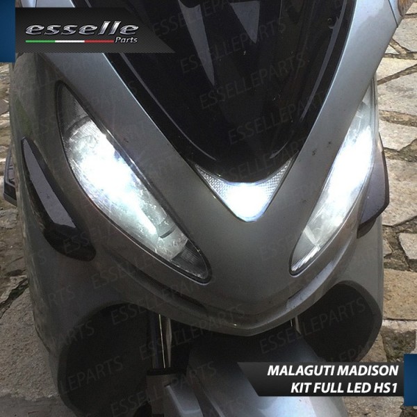 Conversione Full LED per Malaguti Madison 250 (2007-2012) 3 18000 Lumen 6000K