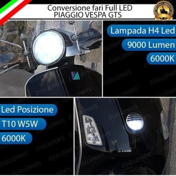 Conversione full LED VESPA GTS